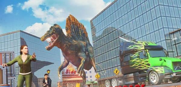 城市愤怒恐龙
